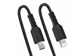 folie 5 von 5, vergrößern, 50cm usb c auf lightning kabel, spiralkabel, mfi-zertifiziert, schnellladekabel für iphone/ipad , schwarz, langlebiger tpe-mantel aus aramidfaser, usb c 2.0 kabel (rusb2clt50cmbc)