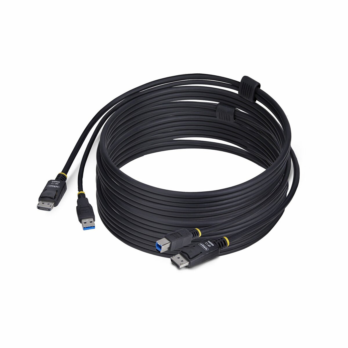 folie 1 von 4, vergrößern, 3m displayport und usb 5gbps kvm kabel, 4k 60hz