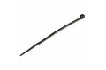 folie 1 von 4, vergrößern, kabelbinder 100x2 mm - selbstsichernde nylon-kabelbinder mit gebogener spitze, bündeldurchmesser bis zum 22 mm , 8 kg zugfestigkeit, 94v-2/ul, 1000 stück - schwarz (cbmzt4bk)
