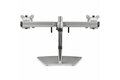 folie 2 von 4, vergrößern, dual-monitorständer - ergonomischer freistehender dual-monitor desktop ständer für zwei 24" (8kg) vesa-bildschirme - synchron höhenverstellbar - doppel-monitor halterung