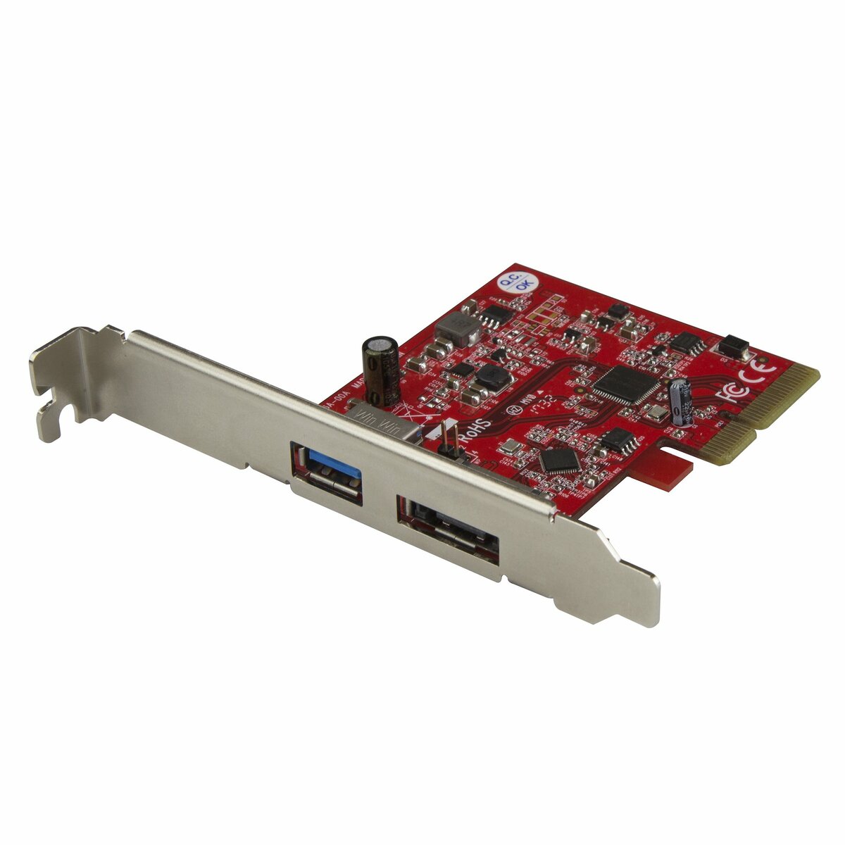 StarTech.com 2-Port USB 3.1 Gen 1(10Gbps) and eSATA(6Gbps) PCIe