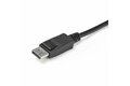 folie 4 von 6, vergrößern, 2-port usb displayport kvm switch - 4k 60 hz - uhd dp 1.2 usb-kvm umschalter mit 1,2 m kabel & audio - bus-powered & remote switching - macbook thinkpad (sv211dpua4k)