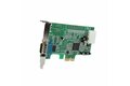 folie 2 von 4, vergrößern, 1 port serielle pci express rs232 adapter karte - serielle pcie rs232 kontroller karte - pcie zu seriell db9 - 16550 uart - niedrigprofil-erweiterungskarte - windows & linux (pex1s553lp)