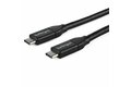 folie 1 von 3, vergrößern, usb-c auf usb-c kabel mit 5a power delivery - st/st - 1m - usb 2.0 - usb-if zertifiziert - usb typ c kabel (usb2c5c1m)