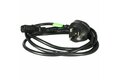 folie 4 von 4, vergrößern, 1,8 m gb computer stromkabel, 18awg, bs 1363 auf c13, 10a 250v, schwarzes ersatz-ac stromkabel, kaltgerätekabel / uk stromkabel, pc stromkabel, fernsehgerät/monitor stromkabel (pxt101uk)