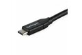 folie 2 von 3, vergrößern, usb-c auf usb-c kabel mit 5a power delivery - st/st - 1m - usb 2.0 - usb-if zertifiziert - usb typ c kabel (usb2c5c1m)