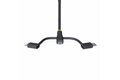 folie 4 von 9, vergrößern, 1m usb multi ladekabel 3 in 1, usb zu usb-c micro lightning