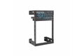 folie 5 von 6, vergrößern, 2-pfosten 15he heavy-duty wandmontage netzwerk-rack, 19" open frame server rack, 12" tief, wandmontage daten-rack für it/av