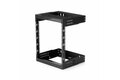 folie 1 von 4, vergrößern, 2-pfosten 12he heavy-duty wandmontage netzwerk-rack, 19" open frame server rack mit einstellbarer tiefe, wandmontage rack