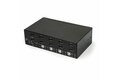 folie 2 von 5, vergrößern, 4 port dual displayport kvm switch - displayport 1.2 kvm - 4k 60hz - displayport switch - usb kvm switch (sv431dpddua2)