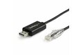 folie 1 von 4, vergrößern, 1,8 m cisco console cable usb to rj45 (rollover kabel, kompatibel mit windows, mac und linux, st/st) (icusbrollovr)