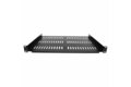 folie 3 von 4, vergrößern, 1 he 19 zoll fachboden für netzwerk schrank - freitragende perforierte rack ablage für serverschrank/rack - frontmontage - 25 kg tragkraft - 30cm tiefe - belüftet (shelf-1u-12-fixed-v)
