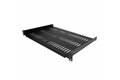 folie 1 von 4, vergrößern, 1 he 19 zoll fachboden für netzwerk schrank - freitragende perforierte rack ablage für serverschrank/rack - frontmontage - 25 kg tragkraft - 30cm tiefe - belüftet (shelf-1u-12-fixed-v)