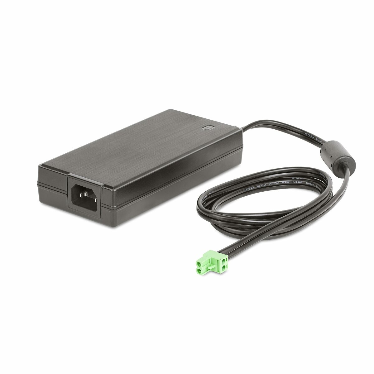 folie 1 von 7, vergrößern, 160w universal dc power adapter (24v/6.6a), 1,2m 2-draht kabel, 2/3-pin klemmleiste, 100-240v ac/dc externe stromversorgung für industrielle usb hubs, na/uk/eu/anz (160w-power-adapter)
