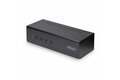 folie 1 von 6, vergrößern, 4-port kvm switch dual monitor displayport, 4k 60hz, 2x usb 3.0 hub und 2x usb 2.0 hid ports, hotkey/drucktasten, kvm umschalter für zwei monitore, 4 pc 2 monitore (p4dd46a2-kvm-switch)