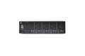 folie 4 von 6, vergrößern, 4-port kvm switch dual monitor displayport, 4k 60hz, 2x usb 3.0 hub und 2x usb 2.0 hid ports, hotkey/drucktasten, kvm umschalter für zwei monitore, 4 pc 2 monitore (p4dd46a2-kvm-switch)