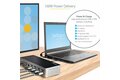 slide {0} of {1}, zoom in, USB-C Dock, 4K 60Hz Quad Monitor DisplayPort & HDMI, Universal USB C Docking Station with 100W Power Delivery Charging, USB Hub w/ 1x USB Type-C & 3x USB-A, Ethernet, Audio - Thunderbolt 3 Compatible (DK31C4DPPDUE)