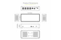 folie 6 von 6, vergrößern, usb c dockingstation für 4 monitore - 4k 60hz hybrid dock displayport 1.4 & hdmi 2.0 - universal usb-c/thunderbolt laptop dock mit 100w pd - usb hub mit 1x usb-c & 3x usb-a (dk31c4dppdue)