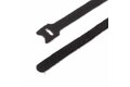 folie 4 von 11, vergrößern, 15 cm klettkabelbinder set - 50 stück - schwarze wiederverwendbare kabelbinder, einstellbar - kabelbinder klettverschluss für kabelmanagement - klettband (b506i-hook-loop-ties)