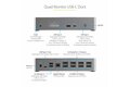 slide {0} of {1}, zoom in, USB-C Dock, 4K 60Hz Quad Monitor DisplayPort & HDMI, Universal USB C Docking Station with 100W Power Delivery Charging, USB Hub w/ 1x USB Type-C & 3x USB-A, Ethernet, Audio - Thunderbolt 3 Compatible (DK31C4DPPDUE)