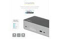 folie 2 von 6, vergrößern, usb c dockingstation für 4 monitore - 4k 60hz hybrid dock displayport 1.4 & hdmi 2.0 - universal usb-c/thunderbolt laptop dock mit 100w pd - usb hub mit 1x usb-c & 3x usb-a (dk31c4dppdue)