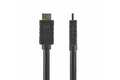 folie 2 von 4, vergrößern, 10m hdmi 2.0 kabel - 4k 60hz aktives hdmi verbindungskabel - cl2 konform/flammhemmend - langes robustes high speed uhd hdmi kabel - hdr, 18gbit/s, stecker zu stecker - schwarz