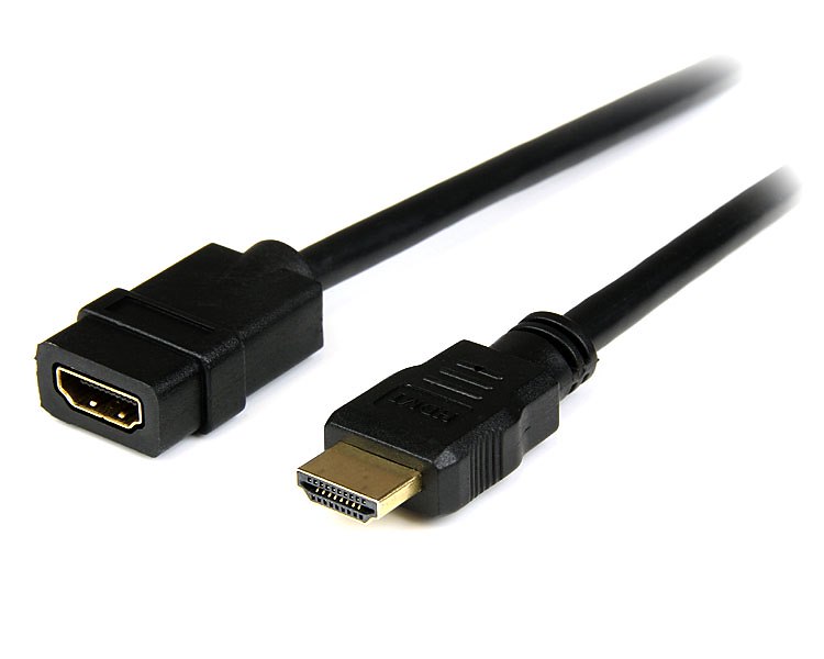 6 in HDMI Extension Cable - Short HDMI Cable Male to Female - 4K HDMI Cable  Extender - 4K 30Hz UHD HDMI Port Saver M/F - High Speed HDMI 1.4 - 30AWG 
