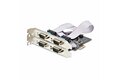 folie 6 von 7, vergrößern, 4-port serielle pcie karte, quad-port pci express zu rs232/rs422/rs485 db9 serielle karte, standard/niedrigrofil halterungen, 16c1050 uart, esd schutz, windows/linux (ps74adf-serial-card)