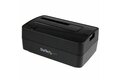folie 1 von 6, vergrößern, 1-bay usb 3.1 / esata auf sata festplatten dockingstation, externer usb 3.1 (10 gbit/s) festplatten dock, 2,5/3,5" sata iii hdd/ssd top-loading laufwerksschacht (sdocku313e)