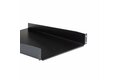 folie 4 von 5, vergrößern, 2 he serverschrank fachboden - universal server rack regal für 19 zoll netzwerkracks und schränke - schwerlast - 23 kg tragkraft - 55 cm tiefe ablage, schwarz (cabshelf22)
