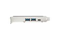 folie 3 von 3, vergrößern, usb-c pcie karte mit 5 ports - 10 gbit/s usb 3.2 gen 2 pcie karte mit 1x usb-c & 2x usb-a - 1x 2-port idc (interne 5 gbit/s usb ansschluss) - usb-c pci express kontroller (pexusb312a1c1h)