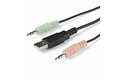 folie 3 von 6, vergrößern, kvm switch hdmi (2 port, mit 1,2m kabeln, os unabhängig, 3,5mm audio, usb 4k60hz) (sv211hdua4k)