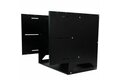 folie 3 von 7, vergrößern, 2-pfosten 8he open frame wandmontage netzwerk-rack mit fachboden, wandmontage daten-rack mit einstellbarer tiefe für av / it
