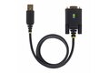 folie 6 von 7, vergrößern, 1m usb null modem kabel, com retention, ftdi, usb-a zu rs232 nullmodemkabel, wechselbare db9 schrauben/muttern (1p3ffcnb-usb-serial)