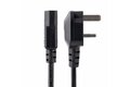 folie 2 von 4, vergrößern, 1 m uk pc stromkabel, bs 1363 auf c13 netzkabel, 18awg, 10a 250v, c13 stromkabel für monitor/computer/pc/drucker/fernseher, kaltgerätekabel mit uk kaltgerätestecker (bs13u-1m-power-lead)