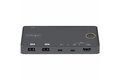 folie 4 von 5, vergrößern, 2 port hybrid kvm switch hdmi + usb-a & usb-c - 4k 60hz hdmi 2.0 monitor - kompakter desktop und/oder laptop hdmi kvm umschalter - usb bus powered - thunderbolt 3 kompatibel (sv221huc4k)