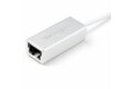 folie 2 von 3, vergrößern, usb 3.0 auf gigabit netzwerk adapter - schickes aluminium design für macbook, chromebook oder tablet - native treiber unterstützung - silber (usb31000sa)
