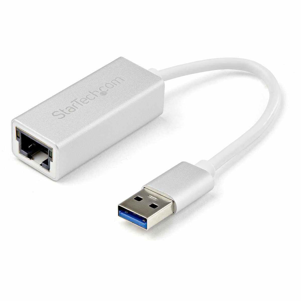 colateral Exclusión Diverso StarTech.com USB 3.0 to Gigabit Network Adapter - Silver - Sleek Aluminum  Design for MacBook, Chromebook or Tablet - Native Driver Support  (USB31000SA) - network adapter - USB 3.0 - Gigabit Ethernet x 1