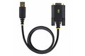 folie 6 von 8, vergrößern, 1m usb auf seriell adapter, com-retention, ftdi, usb-a zu db9 kabel, usb rs232, wechselbare schrauben/muttern (1p3ffcb-usb-serial)