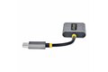 folie 4 von 9, vergrößern, usb-c audio splitter, usb typ c dual kopfhörer splitter/adapter mit mikrofoneingang, usb-c auf klinke für 2 kopfhörer gleichzeitig, usb-c aux adapter für zwei headsets, 24-bit dac