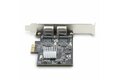 folie 5 von 5, vergrößern, 2-port 2.5 gbit pcie netzwerkkarte, dual-port lan karte/nic