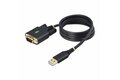 folie 1 von 8, vergrößern, 1m usb auf seriell adapter, com-retention, ftdi, usb-a zu db9 kabel, usb rs232, wechselbare schrauben/muttern (1p3ffcb-usb-serial)