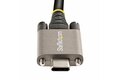 folie 8 von 8, vergrößern, 1m usb-c kabel mit schraubensicherung 10gbit/s - usb 3.1/3.2 gen 2 typ-c kabel - 100w (5a) power delivery laden, dp alt modus - usb-c kabel zum laden/synchronisieren (usb31ccslkv1m)