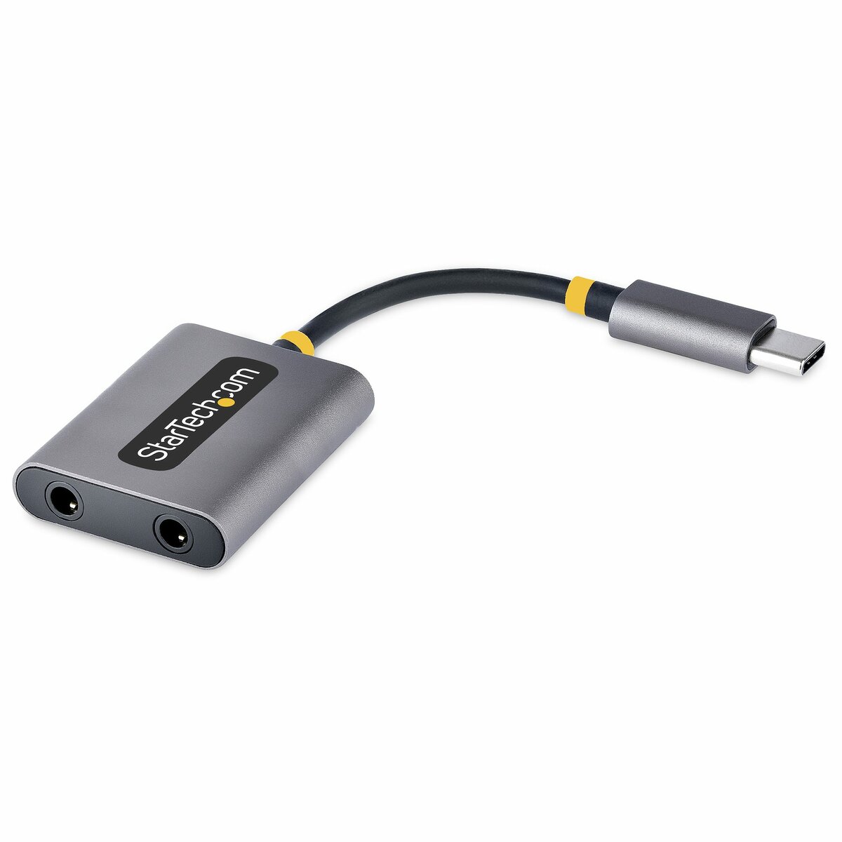 Product  StarTech.com USB-C Headphone Splitter, USB Type C Dual