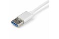 folie 3 von 3, vergrößern, usb 3.0 auf gigabit netzwerk adapter - schickes aluminium design für macbook, chromebook oder tablet - native treiber unterstützung - silber (usb31000sa)