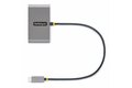folie 5 von 5, vergrößern, 4-port usb-c hub mit power delivery pass-through - 2x usb-a + 2x usb-c - 5 gbit/s - 30cm kabel - tragbarer usb-c mini hub - usb 3.0 - usb-c splitter/verteiler (5g2a2cpdb-usb-c-hub)