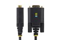 folie 2 von 8, vergrößern, 1m usb auf seriell adapter, com-retention, ftdi, usb-a zu db9 kabel, usb rs232, wechselbare schrauben/muttern (1p3ffcb-usb-serial)