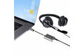 folie 9 von 9, vergrößern, usb-c audio splitter, usb typ c dual kopfhörer splitter/adapter mit mikrofoneingang, usb-c auf klinke für 2 kopfhörer gleichzeitig, usb-c aux adapter für zwei headsets, 24-bit dac