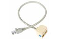 folie 1 von 3, vergrößern, 2 auf 1 rj45 10/100 mbit/s splitter kabel adapter - st/bu (rj45splitter)