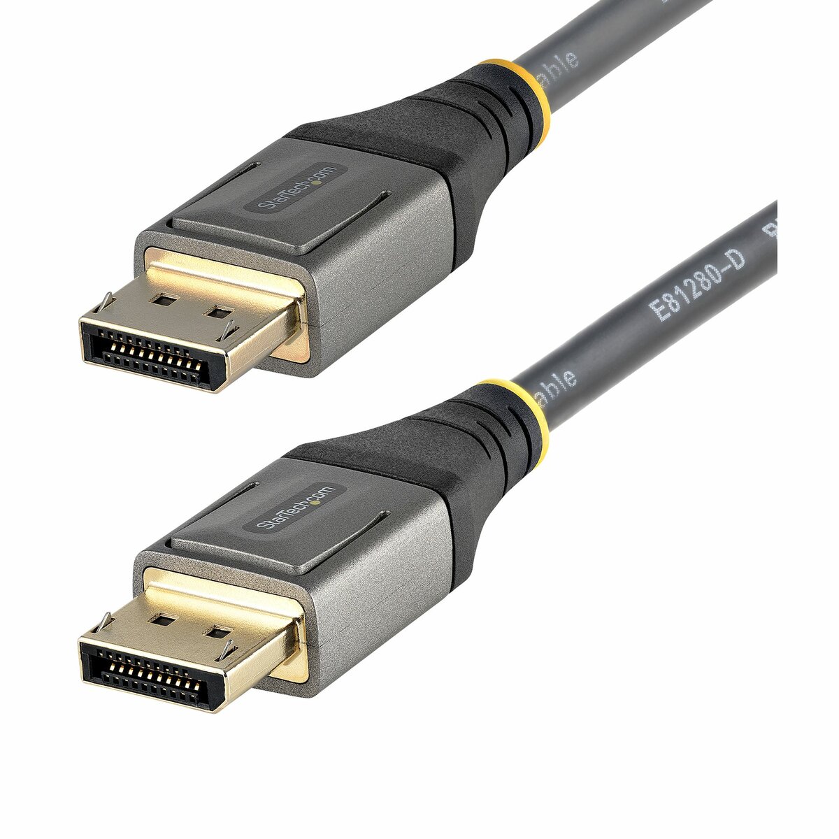 folie 1 von 7, vergrößern, 3m vesa-zertifiziertes displayport 1.4 kabel - 8k 60hz hdr10 mst - ultra hd 4k 120hz video - dp 1.4 monitorkabel - für monitore/displays - dp zu dp kabel - m/m (dp14vmm3m)